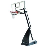  Баскетбольная стойка мобильная, стекло Spalding 54" Glass Hybrid Portable, фото 1 